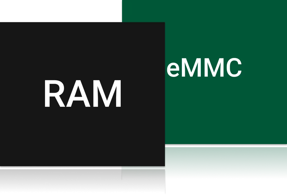 RAM and eMMC