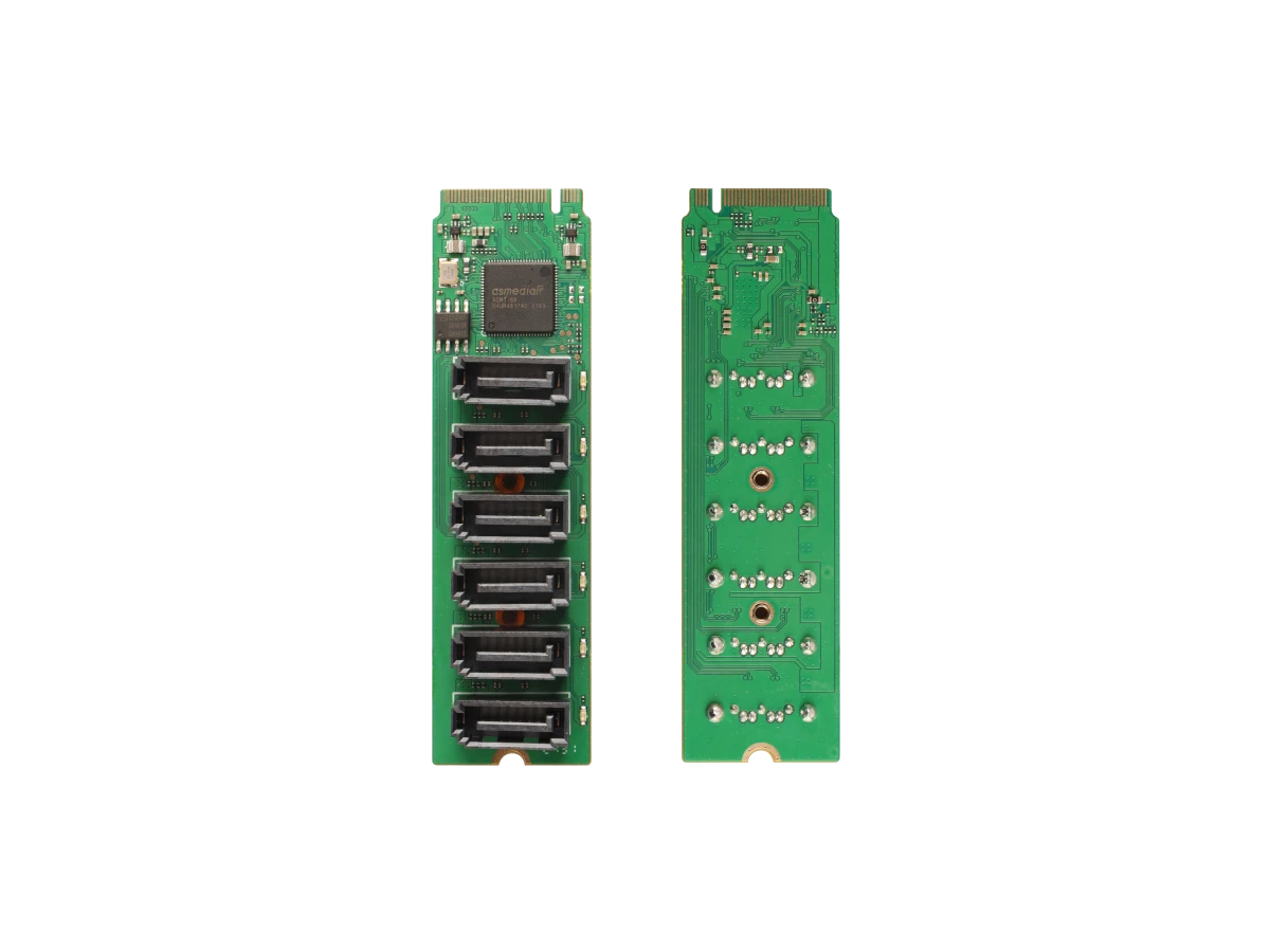 M.2 to Hexa SATA Adapter