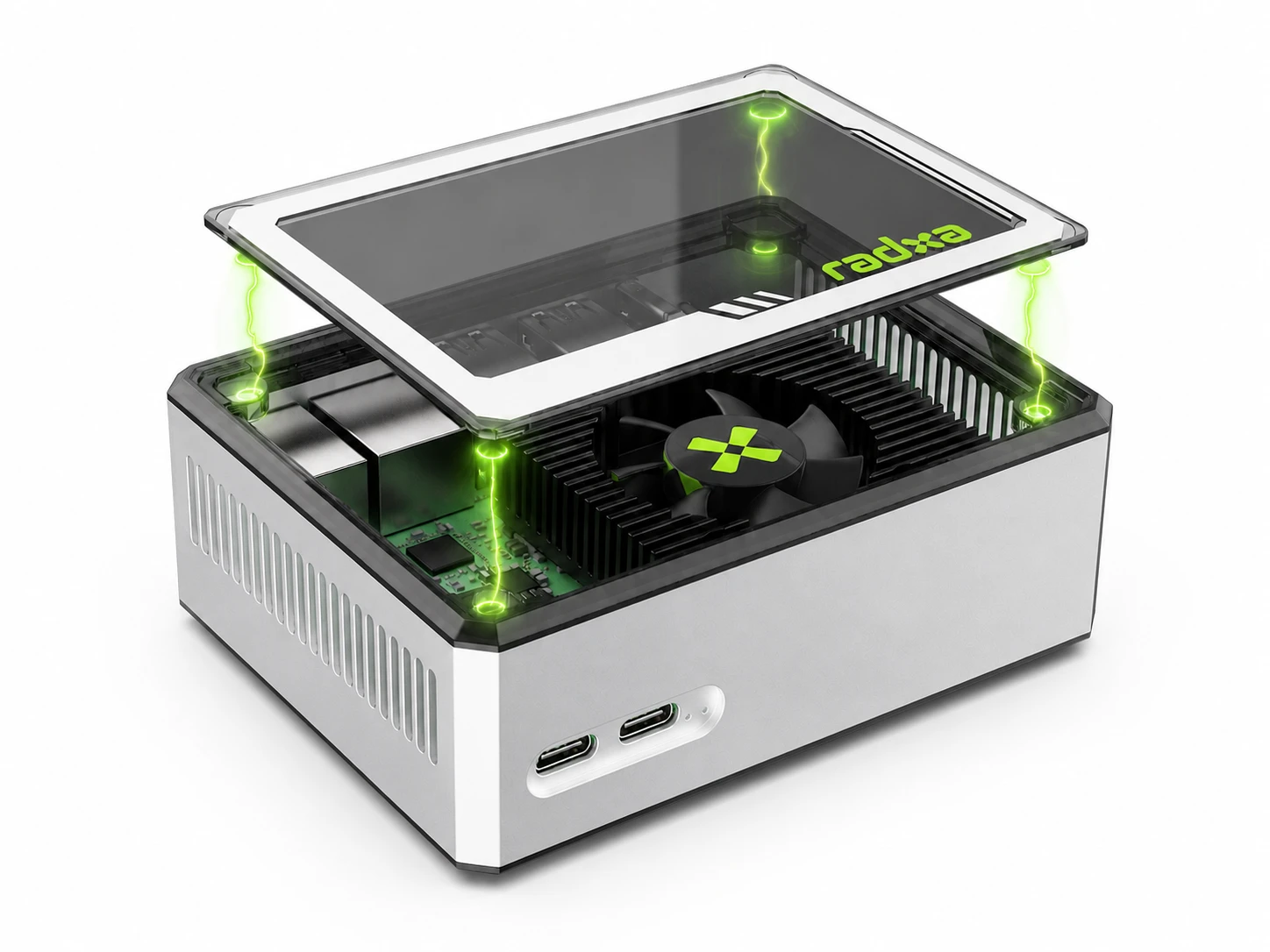 Magnetic top and bottom covers