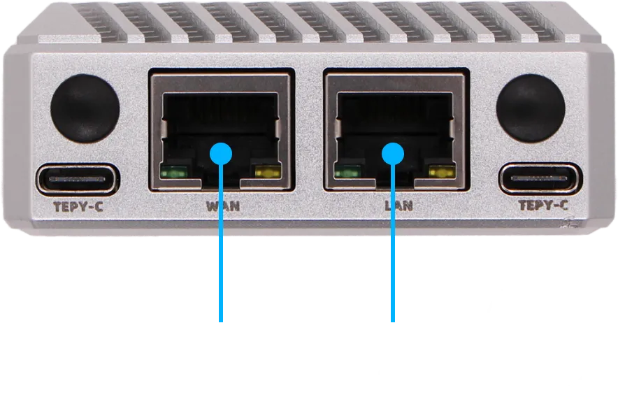 Dual 2.5G Ethernet Ports for Stable and Fast network