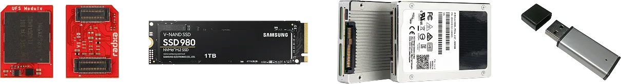 Supports booting from USB drive / UFS Module / M.2 NVMe / U.2 SSD