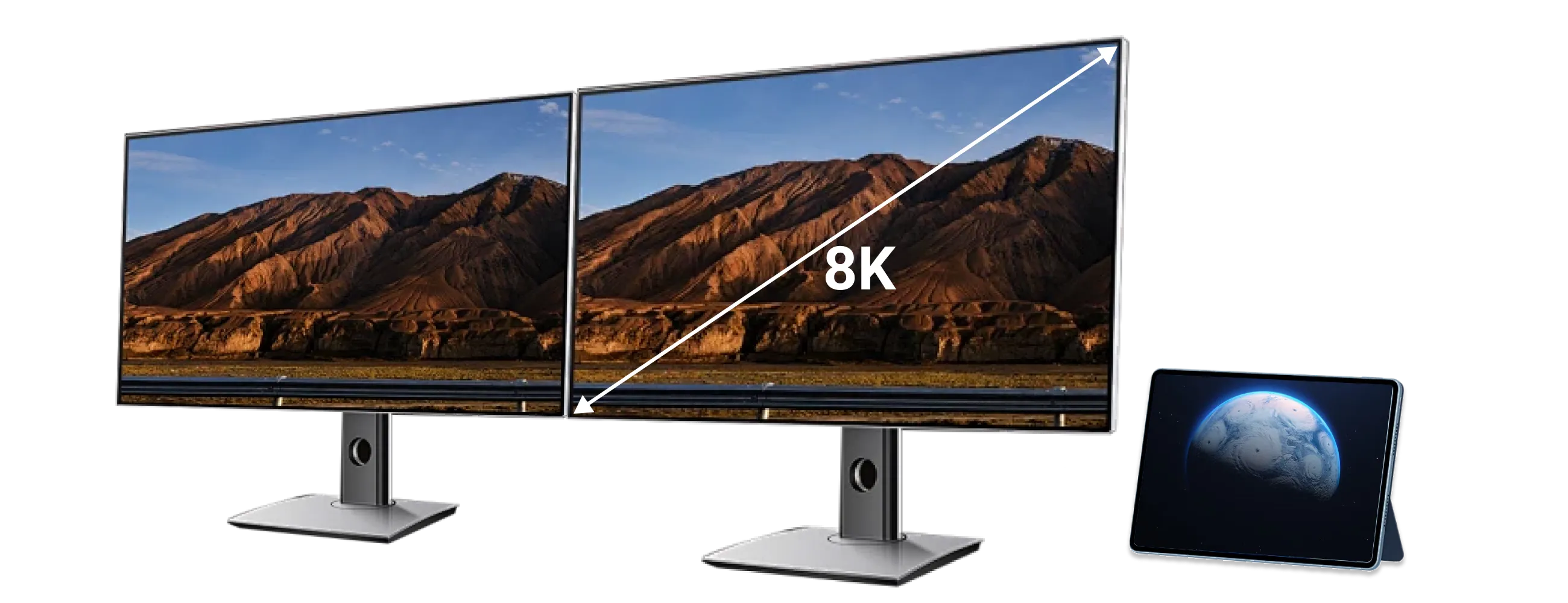 Simultaneous 8K, 4K, and 2K Support