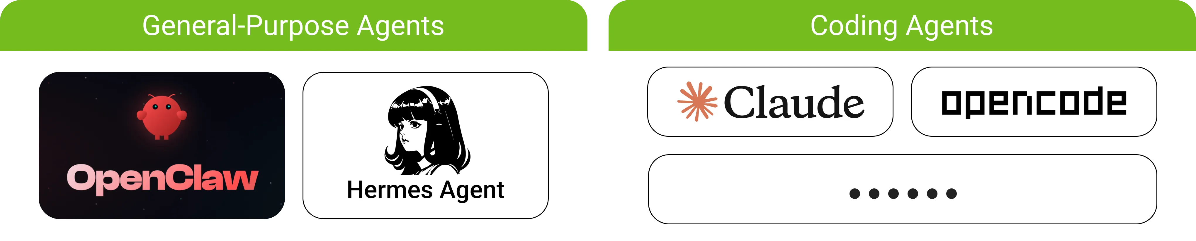 General-Purpose Agents and Coding Agents