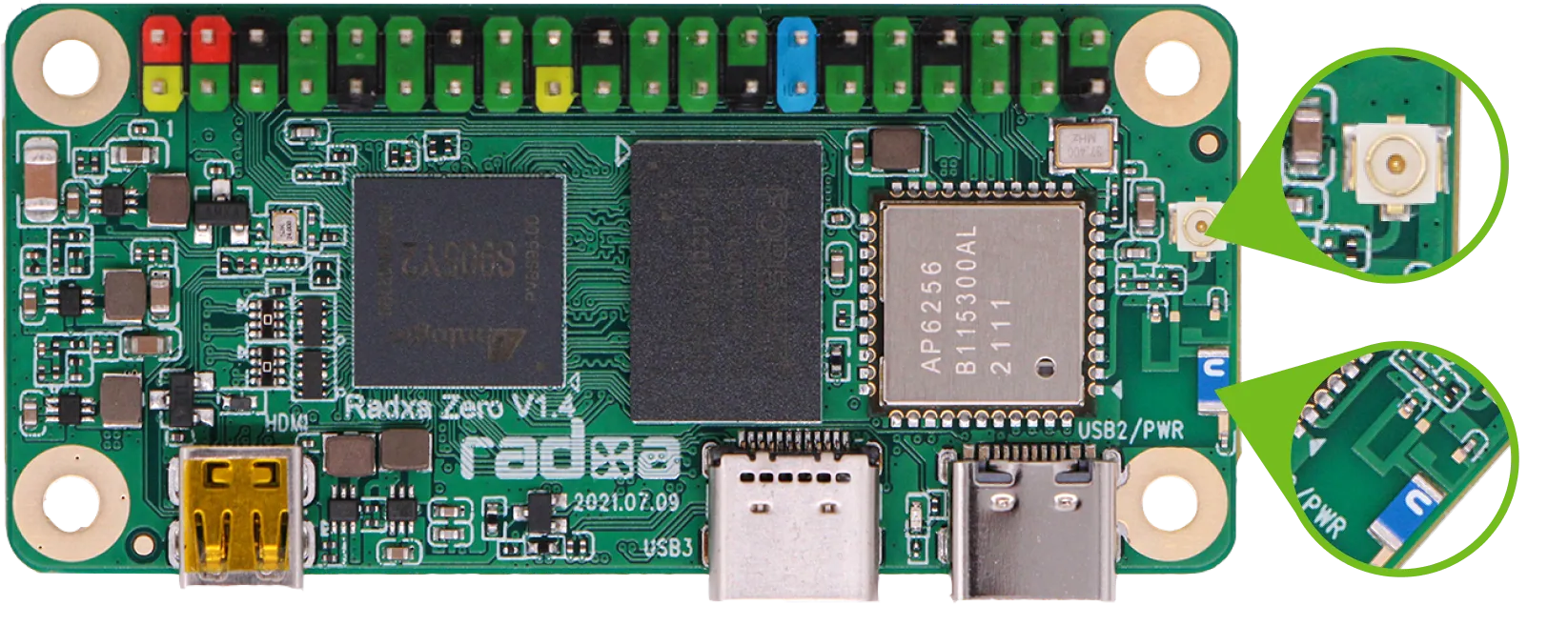 Onboard Dual-Mode WiFi and Bluetooth